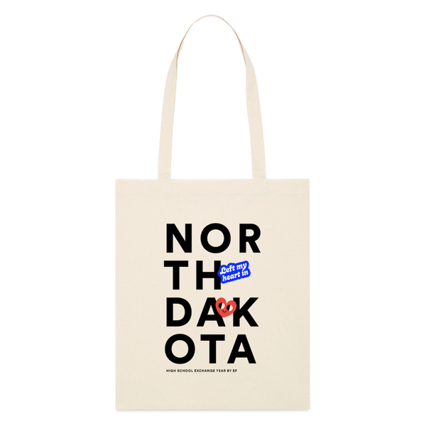 2026 State Pride Tote bag_NorthDakota - soft Ecru