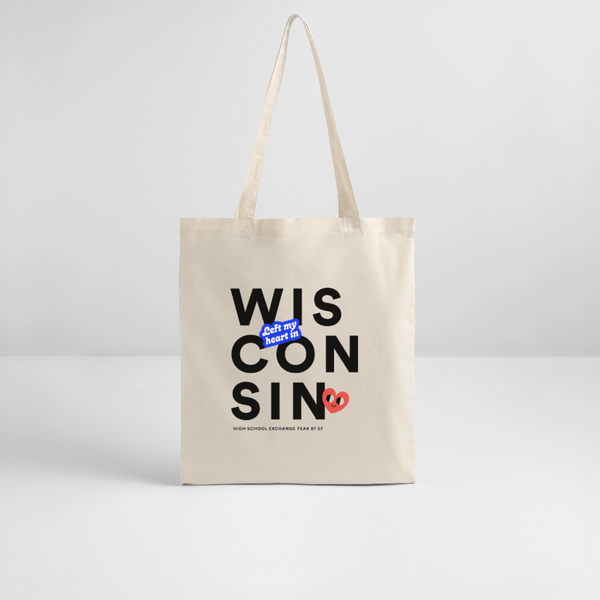 2026 State Pride Tote bag_Wisconsin - soft Ecru