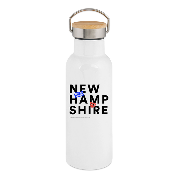 2026 State Pride Water bottle_NewHampshire - white