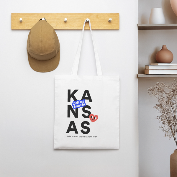 2026 State Pride Tote bag_Kansas - white