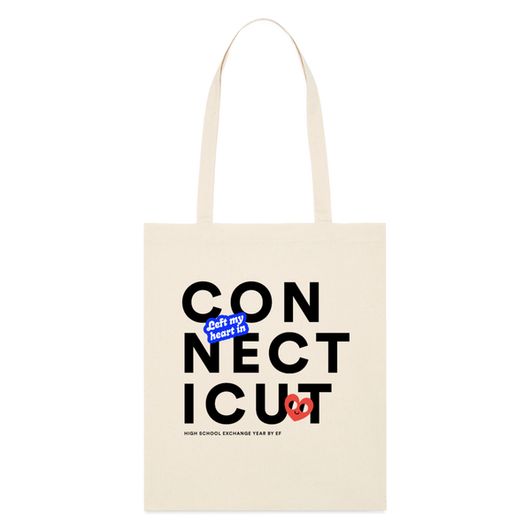 2026 State Pride Tote bag_Connecticut - soft Ecru