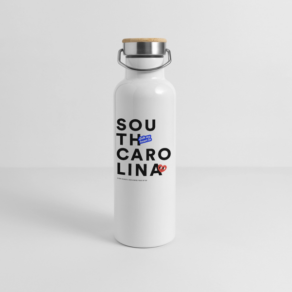 2026 State Pride Water bottle_SouthCarolina - white