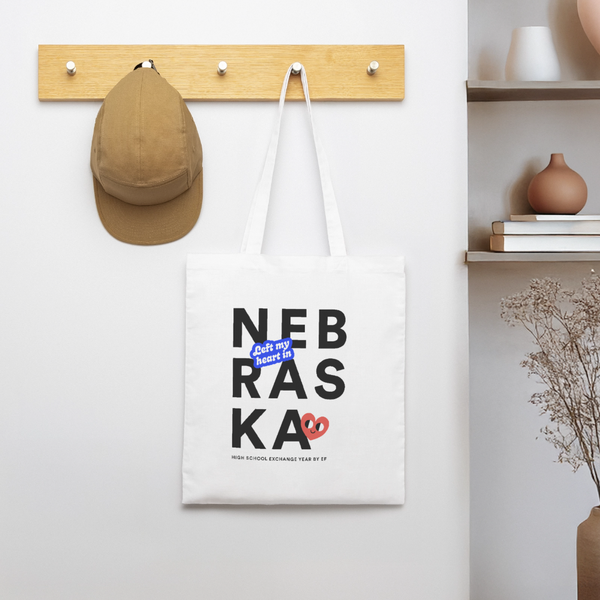 2026 State Pride Tote bag_Nebraska - white