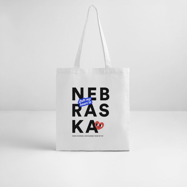 2026 State Pride Tote bag_Nebraska - white
