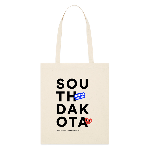 2026 State Pride Tote bag_SouthDakota - soft Ecru