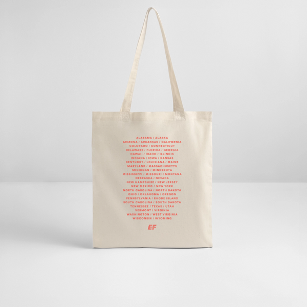 EF Ambassador Tote Bag - natural raw