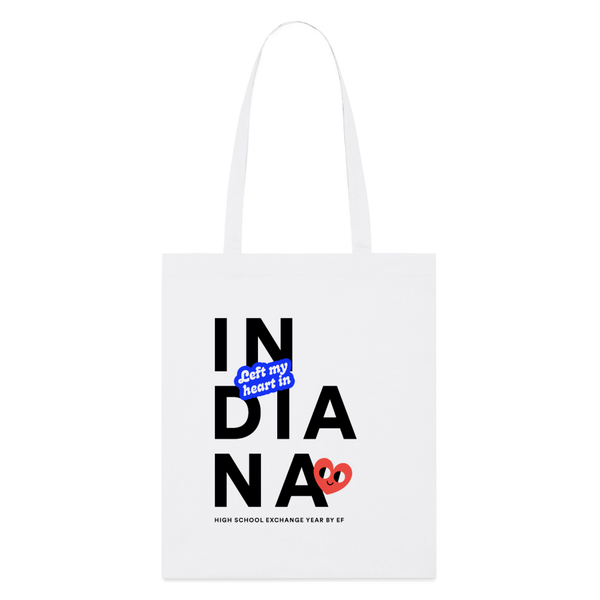 2026 State Pride Tote bag_Indiana - white