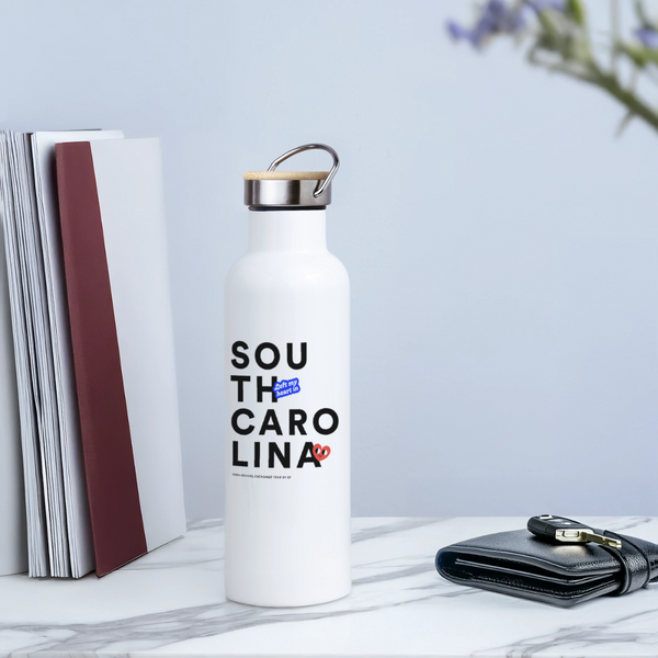 2026 State Pride Water bottle_SouthCarolina - white