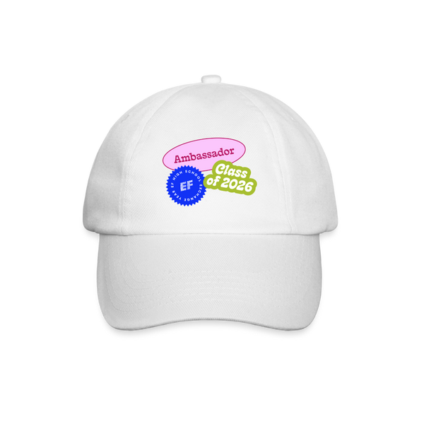 New Ambassador Cap - white/white