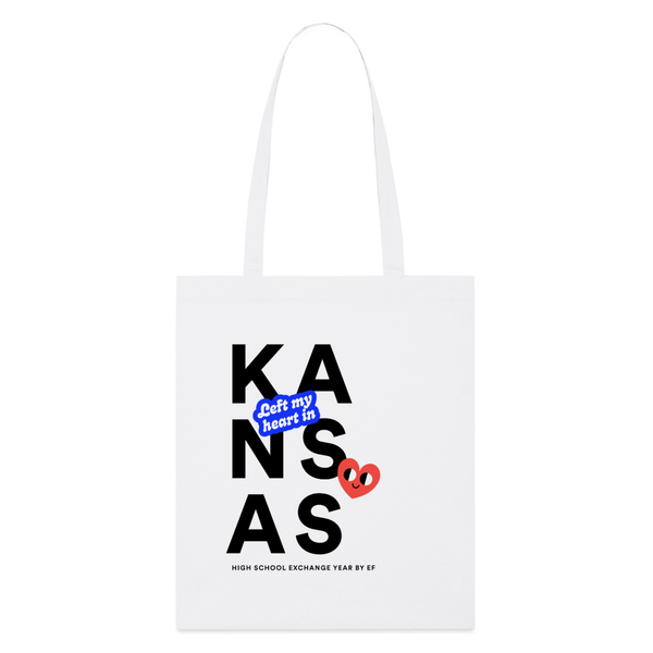2026 State Pride Tote bag_Kansas - white