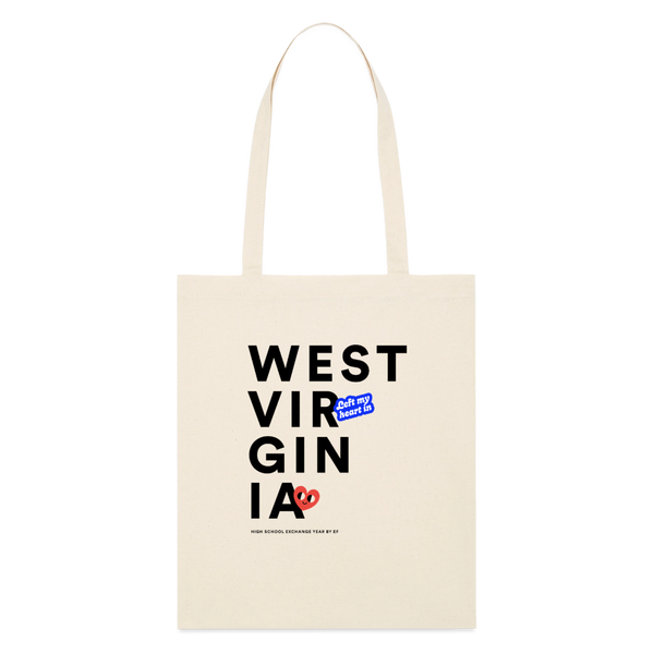 2026 State Pride Tote bag_WestVirginia - soft Ecru