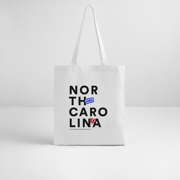 2026 State Pride Tote bag_NorthCarolina - white