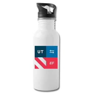 UT - State Pride - Water Bottle - white