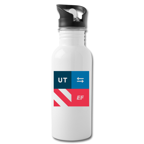 UT - State Pride - Water Bottle - white