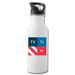 TX - State Pride - Water Bottle - white