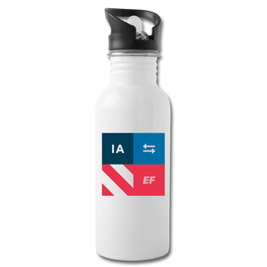 IA - State Pride - Water Bottle - white