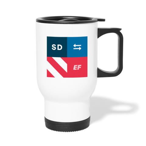 South Dakota - State Pride Travel Mug - white