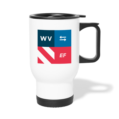 West Virginia - State Pride Travel Mug - white