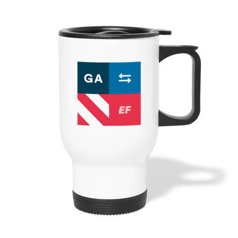 Georgia - State Pride Travel Mug - white