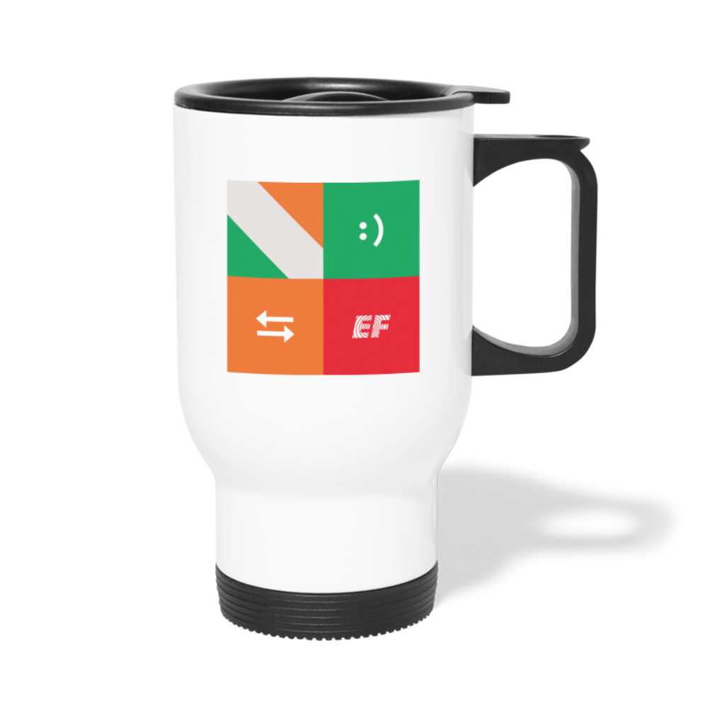 IE - Country Pride Travel Mug - white