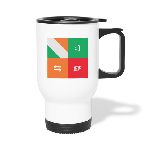 IE - Country Pride Travel Mug - white