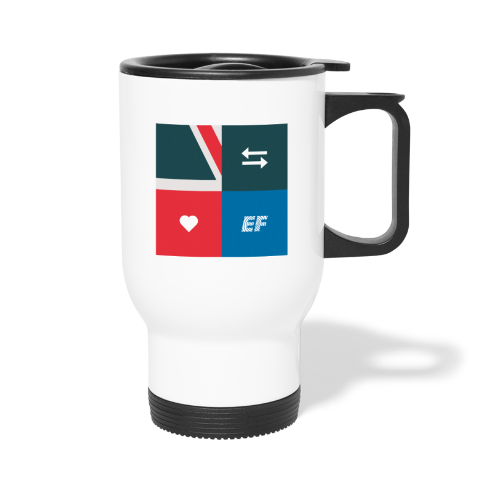 UK - Country Pride Travel Mug - white
