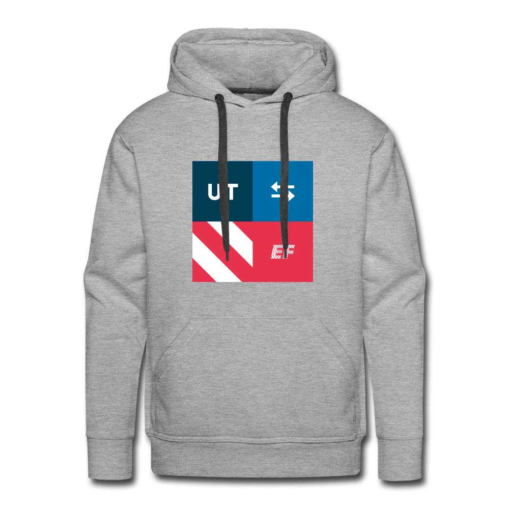 Utah - State Pride Hoodie - heather grey