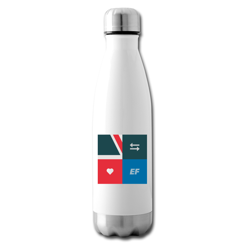 In Country UK Water Bottle - white