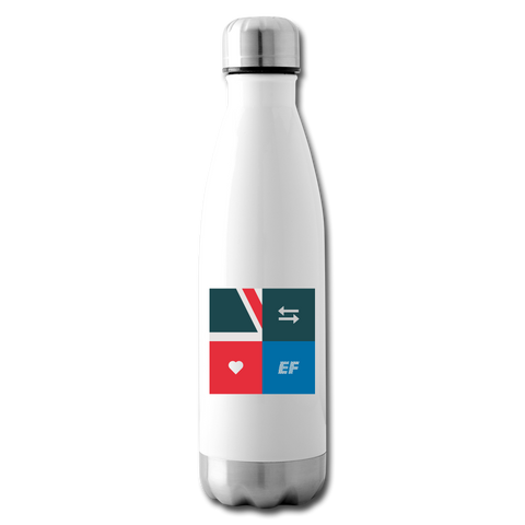 In Country UK Water Bottle - white